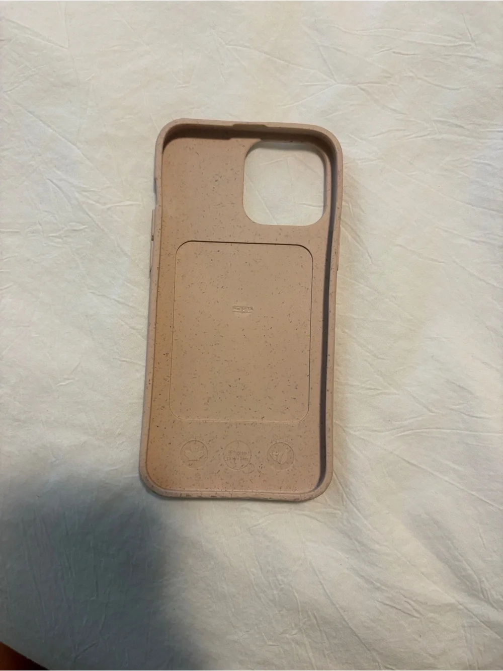 iPhone 13 Pro Max Pela Seashell Embossed Beige Phone Case - Never Used